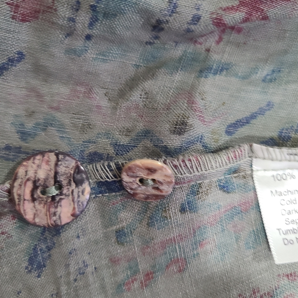 Bohemian Multicolor Azteca Patterned Women's Butt… - image 7